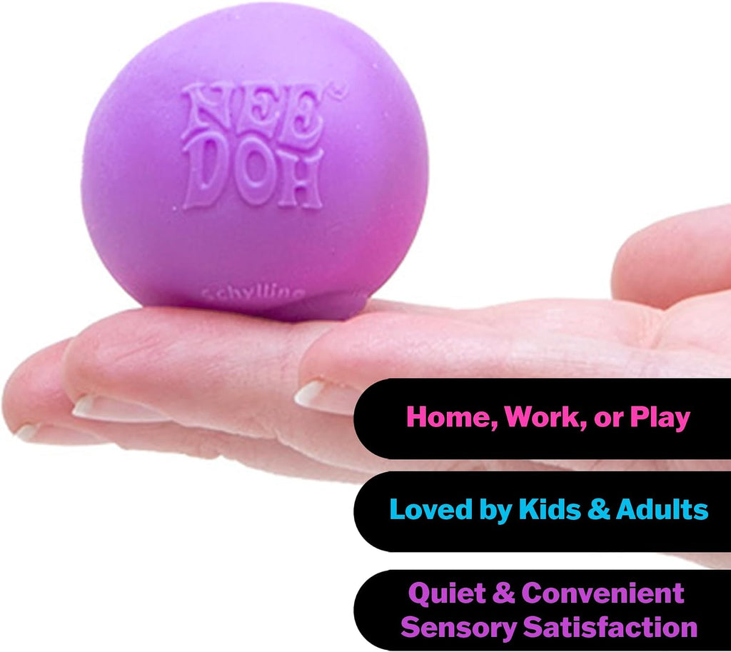 Needoh Teenie Color Change Needoh - Sensory Squeeze Toy - 4 Pack
